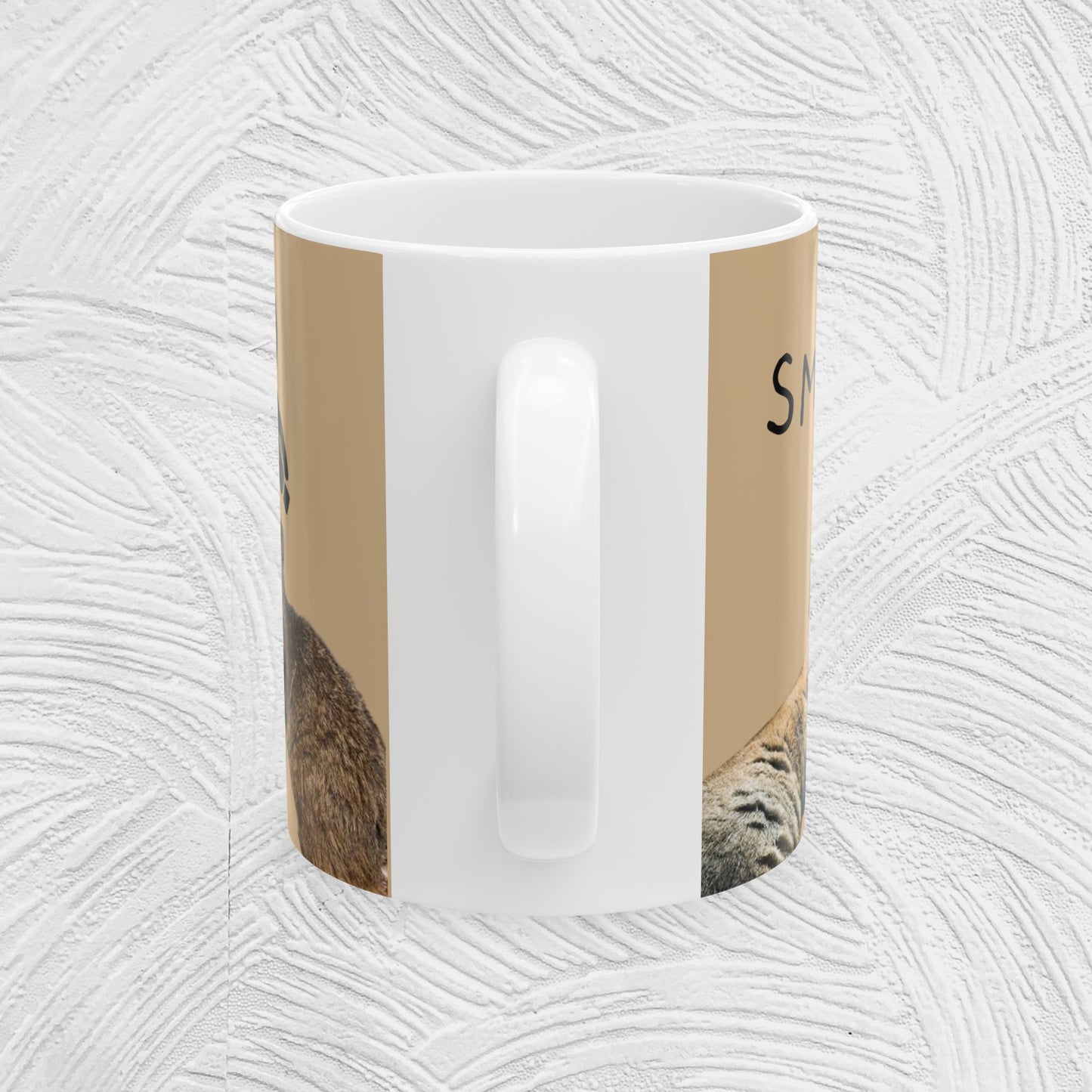 Funny Wombat Ceramic Mug - Smile for the Day - Unique Gift for Animal Lovers